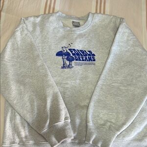 TNA Cozy Fleece Boyfriend Crew Sweatshirt